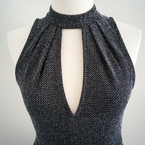 Topshop Romper in Shimmering Dark Grey/Black - Picture 4 of 7